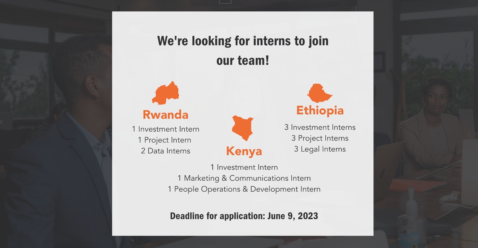Intern Listing